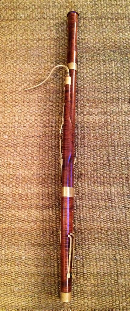 Classical bassoon is a copy of a Heinrich Grenser circa 1800 and was made by Guntram in 2005.